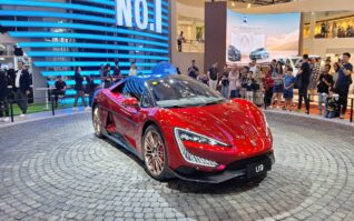 A 3,000-Horsepower Chinese Electric Hypercar Makes Its US Debut